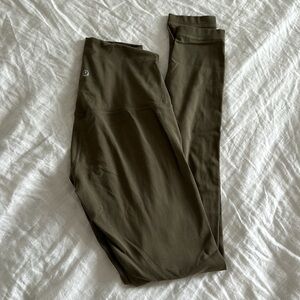 Lululemon Olive Align High Rise Leggings